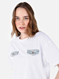 Beyaz Kadın Tshirt K.kol