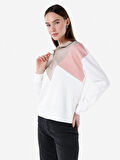 Regular Fit Fermuarlı Düz Kadın Çok Renkli Sweatshirt Cl1067436