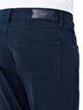 Rahat Normal Kesim Orta Bel Düz Paça Lacivert Erkek Pantolon Cl1067466