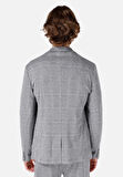 Slim Fit    Erkek Gri Ceket