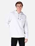 Normal Kesim Kapüşonlu Baskılı Gri Erkek Sweatshirt Cl1067487