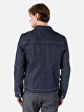 Normal Kesim Koyu Mavi Erkek Ceket Cl1067502