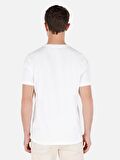 Beyaz Erkek Tshirt K.kol