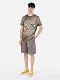 Gri Erkek Tshirt K.kol
