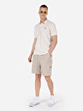 Normal Kesim Orta Bel Bej Erkek Şort Cl1068186