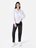 Beyaz Kadın Gömlek U.kol CL1068235