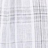 Normal Kesim Shirt Yaka Kareli Beyaz Kadın Uzun Kol Gömlek Cl1068242