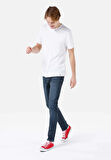 044 Karl Straight Fit   Erkek Koyu Mavi Jean Pantolon
