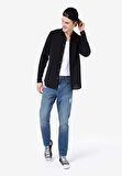 Regular Fit Orta Bel Daralan Paça Erkek İndigo Jean Pantolon