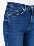 771 Emery Normal Kesim Normal Bel Geniş Paça Mavi Kadın Pantolon Cl1068715