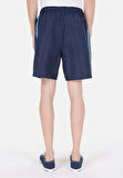 Slim Fit  Erkek Lacivert Deniz Şortu