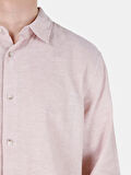 Normal Kesim Shirt Yaka Pembe Erkek Uzun Kol Gömlek Cl1068759