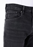 044 Karl Normal Kesim Düşük Bel Düz Paça Siyah Erkek Pantolon Cl1068870
