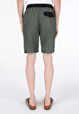 Slim Fit  Erkek Yeşil Deniz Şortu