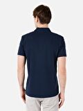 Normal Kesim Polo Yaka Lacivert Erkek Kısa Kol Tişört Cl1069372