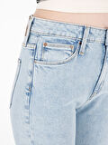 771 Emery Regular Fit   Kadın Mavi Jean Pantolon Cl1069426