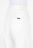 Regular Fit   Kadın Beyaz Jean Pantolon