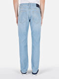 044 Karl Normal Kesim Düşük Bel Düz Paça Mavi Erkek Jean Pantolon Cl1069466