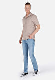 Regular Fit   Erkek İndigo Jean Pantolon