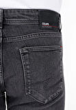 041 Danny Slim Fit   Erkek Siyah Jean Pantolon