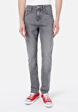 044 Karl Straight Fit   Erkek Siyah Jean Pantolon Cl1069495