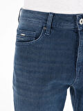 067 Jack Normal Kesim Orta Bel Dar Paça Koyu Mavi Erkek Jean Pantolon Cl1069500