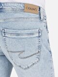044 Karl Normal Kesim Orta Bel Açık Mavi Erkek Jean Şort Cl1069529