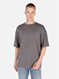 Gri Erkek Tshirt K.kol