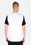 Regular Fit Yuvarlak Yaka  Erkek Beyaz Kısa Kol Tişört