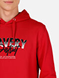 Kırmızı Erkek Sweatshirt
