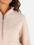 Bej Kadın Sweatshirt