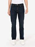 045 David Regular Fit Düz Paça Orta Bel Jean Denım Erkek Pantolon