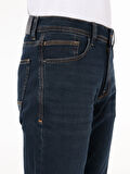 045 David Regular Fit Düz Paça Orta Bel Jean Denım Erkek Pantolon