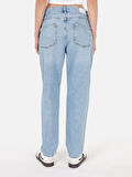 893 Julıa Boyfriend Fit   Kadın Mavi Jean Pantolon Cl1070689