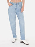 893 Julıa Boyfriend Fit   Kadın Mavi Jean Pantolon Cl1070689