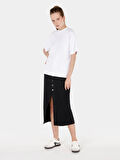 Slim Fit   Kadın Siyah Etek Cl1070725