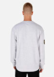 Comfort Fit   Erkek Gri Sweatshirt