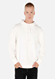 Comfort Fit   Erkek Beyaz Sweatshirt