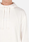 Comfort Fit   Erkek Beyaz Sweatshirt