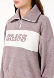 Pembe Kadın Sweatshirt