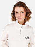 Ekru Kadın Sweatshirt