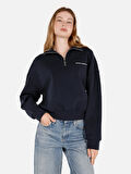 Lacivert Kadın Sweatshirt