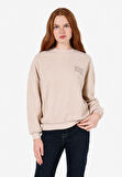 Bej Kadın Sweatshirt