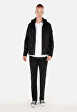 Slim Fit     Erkek Siyah Mont Pu