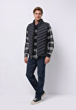 Slim Fit     Erkek Antrasit Yelek