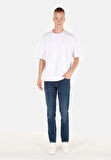Regular Fit   Erkek Lacivert Jean Pantolon