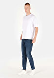 Regular Fit   Erkek Lacivert Jean Pantolon