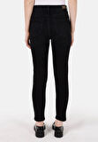 Slim Fit   Kadın Siyah Jean Pantolon
