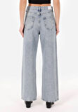 Regular Fit   Kadın İndigo Jean Pantolon