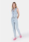 Regular Fit   Kadın Mavi Jean Pantolon